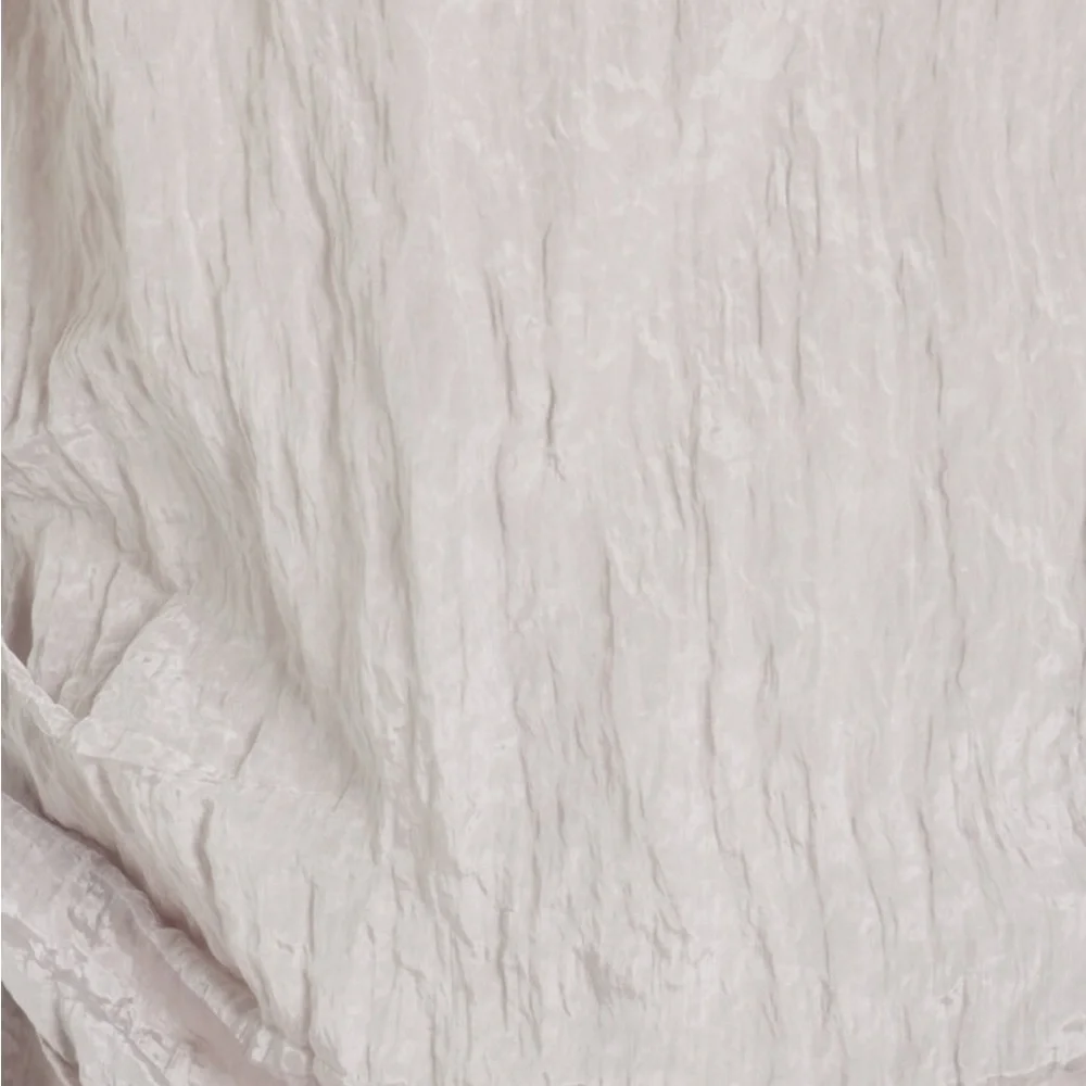 SIR. Moda Operandi Exclusive Silver Ligera Open Back Top & Crinkle Satin Skirt - Picture 3 of 16